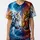 White Bengal Tigers Cosmic Shimmering Stars Celestial Formations - Wildlife Lover Gift Baseball Jersey - 3