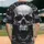 Screaming Human Skulls Root Tendrils Swirling Smoky Textures - Macabre Lifestyle Gift Baseball Jersey - 2