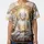 Serene Buddha Statue Golden Lotus Floral Mandala - Meditation Gift for Yoga Lover Baseball Jersey - 3