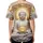Serene Buddha Statue Golden Lotus Floral Mandala - Meditation Gift for Yoga Lover Baseball Jersey - 4