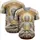 Serene Buddha Statue Golden Lotus Floral Mandala - Meditation Gift for Yoga Lover Baseball Jersey - 5