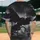 Black Crow Wide Wings Thorny Branch Perched - Wildlife Lover Gift Baseball Jersey - 2