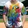 Blue-and-Gold Macaw Perched Branch - Wildlife Lover Gift for Bird Watchers Baseball Jersey - 1