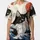 Japanese Tuxedo Cat Ocean Waves Cherry Blossoms - Wildlife Lover Gift Baseball Jersey - 3