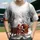 Jovial Santa Claus Sleigh Reindeer Snowy Forest - Christmas Gift for Holiday Hosts Baseball Jersey - 1