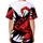 Red Scorpion Ripped Black Shapes - Everyday Wear Gift for Scorpion Lover and Wildlife Enthusiast Baseball Jersey - 4