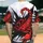 Red Scorpion Ripped Black Shapes - Everyday Wear Gift for Scorpion Lover and Wildlife Enthusiast Baseball Jersey - 2