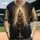 Ornate Robes Praying Hands Rosary Crucifix - Sacred Devotion Gift for Believers Baseball Jersey - 1