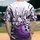 Deep Purple Bowling Ball Pins Explosion Scene - Bowling League Game Day Gift for Bowlers Baseball Jersey - 2