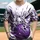 Deep Purple Bowling Ball Pins Explosion Scene - Bowling League Game Day Gift for Bowlers Baseball Jersey - 1