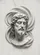 Jesus Christ Crown of Thorns Marble Sculpture - Spiritual Worship Baseball Jersey - 6