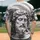 Jesus Christ Crown of Thorns Marble Sculpture - Spiritual Worship Baseball Jersey - 2