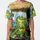 Green Cartoon Alligator Tiki Bar Cocktail - Tropical Vacation Gift Baseball Jersey - 3
