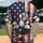 Bowling Pins American Flag - Independence Day Gift for Sports Fans Baseball Jersey - 2