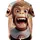 Shaggy Brown Monkey Wide Mouth Desert Landscape Wildlife Lover Gift Baseball Jersey - 4