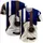 Prominent Acoustic Guitar Star Dots Vertical Striped Panel - Musician Lifestyle Gift Baseball Jersey - 5