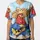 Cartoon Rooster Sombrero Guitar Beach Ocean Landscape - Summer Vacation Gift for Music Lovers Baseball Jersey - 3