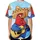 Cartoon Rooster Sombrero Guitar Beach Ocean Landscape - Summer Vacation Gift for Music Lovers Baseball Jersey - 4