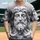 Jesus Christ Marble Sculpture Crown Thorns Faith Expression Gift for Christian Believer Baseball Jersey - 1