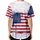 Rugged Distressed Paint Splatter American Flag - Independence Day Gift for Veterans or Military Baseball Jersey - 4