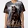 Galloping Dark Horse Flowing Mane Lightning Storm Dusty Ground - Equestrian Rider Gift Baseball Jersey - 3