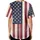 Weathered Distressed American Flag Independence Day Gift for Veterans Baseball Jersey - 4