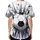Clenched Fist Soccer Ball with Bursting Speed Lines - Sports Fan Everyday Active Wear Baseball Jersey - 4