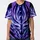 Electric Blue Purple White Mystical Mask Glowing Flames - Personal Statement Gift Baseball Jersey - 3