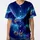 Powerful Majestic Glowing Neural Network Eagle Cosmic Void - Sci-Fi Enthusiast Gift Baseball Jersey - 3