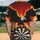 Powerful Bald Eagle Dartboard Blazing Flame - Independence Day Gift for Veterans Baseball Jersey - 2