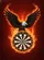 Powerful Bald Eagle Dartboard Blazing Flame - Independence Day Gift for Veterans Baseball Jersey - 6