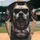 American Bully Dog Cigar Sunglasses Dark Smoke Tattoo Pattern - Dog Lover Gift Baseball Jersey - 2