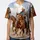 Cowboy Riding Galloping Horse Dusty Path Blue Sky - Western Lifestyle Gift for Rancher Baseball Jersey - 3