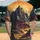 Rugged Japanese Mountain Peaks Sunrise Sunset Clouds Trees - Outdoor Lover Gift Baseball Jersey - 2