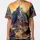 Rugged Japanese Mountain Peaks Sunrise Sunset Clouds Trees - Outdoor Lover Gift Baseball Jersey - 3
