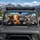 Funny Cow And Terrier Road Trip Scene For Urban Driving Adventures And Animal Lovers Car Sunshade - 4