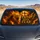 Lion Of Judah Faith Over Fear Flames Christian Decor For Daily Commutes And Believers Car Sunshade - 4