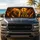 Lion Of Judah Faith Over Fear Flames Christian Decor For Daily Commutes And Believers Car Sunshade - 5