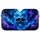 Glowing Blue Fire Skull With Cosmic Smoke For Gothic Fantasy Road Trip Style Fans Car Sunshade - 3