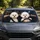 Two Bichon Frise Dogs Night City Drive Urban Commute Decor Gift For Dog Lovers And Fans Car Sunshade - 5