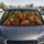 Realistic Orangutan Family Jungle Road Trip Scene For Animal Lovers And Parents Gift Car Sunshade - 1