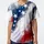 Distressed American Flag Stars Stripes - Independence Day Gift for Veterans Baseball Jersey - 3