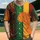 Africa Map Vertical Stripes - Pan-African Heritage Celebration Gift Baseball Jersey - 1