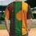 Africa Map Vertical Stripes - Pan-African Heritage Celebration Gift Baseball Jersey - 2