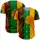 Africa Map Vertical Stripes - Pan-African Heritage Celebration Gift Baseball Jersey - 5