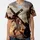 Muscular Bearded Men Carrying Cross Dramatic Sky - Spiritual Faith Gift for Believers Baseball Jersey - 3