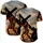 Muscular Bearded Men Carrying Cross Dramatic Sky - Spiritual Faith Gift for Believers Baseball Jersey - 5