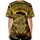Yellow Black Snake Coiled Head, Prominent Facial Scales, Circular Shape - Wildlife Lover Gift Baseball Jersey - 4