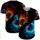 Winding Iridescent Scale Wormhole Tunnel With Glowing Portal Lights - Everyday Style Gift Baseball Jersey - 5