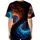 Winding Iridescent Scale Wormhole Tunnel With Glowing Portal Lights - Everyday Style Gift Baseball Jersey - 4
